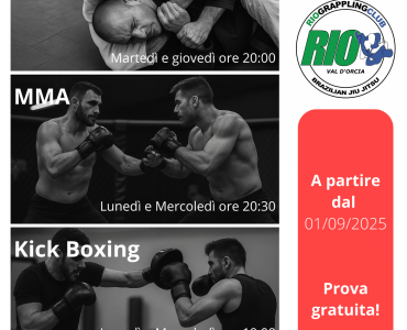 Riapertura corsi arti marziali 2025-2026